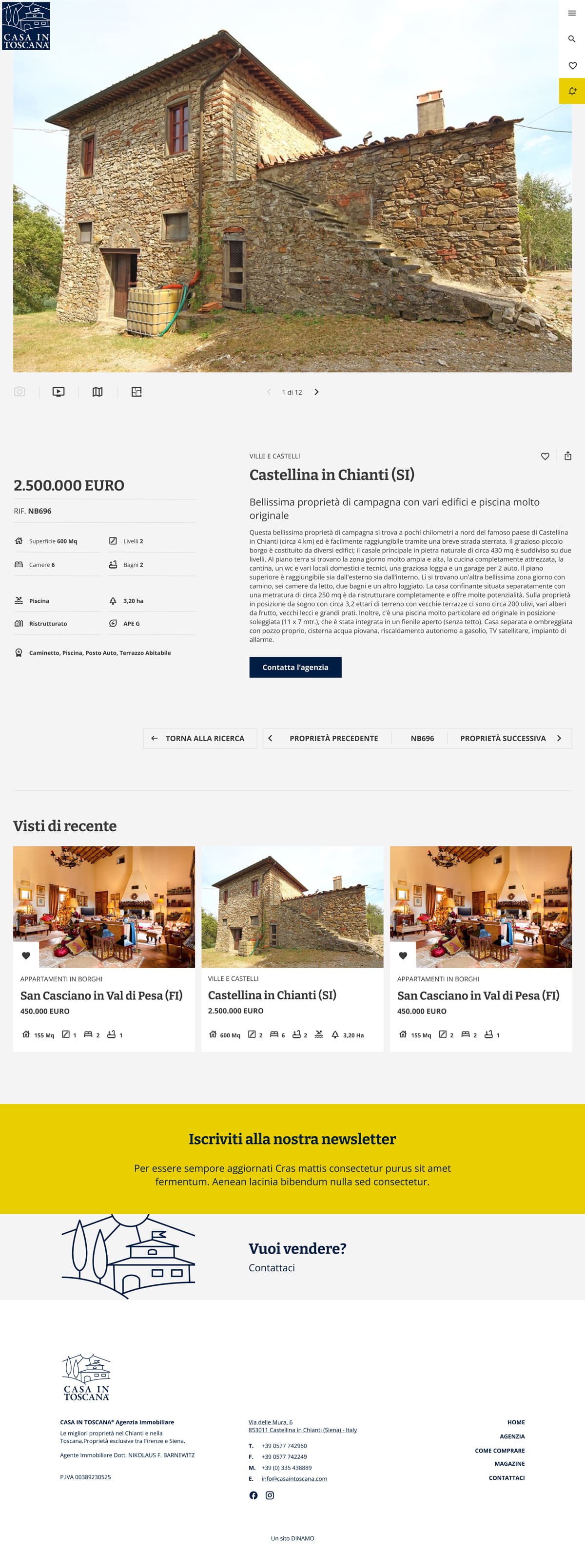 casa in toscana